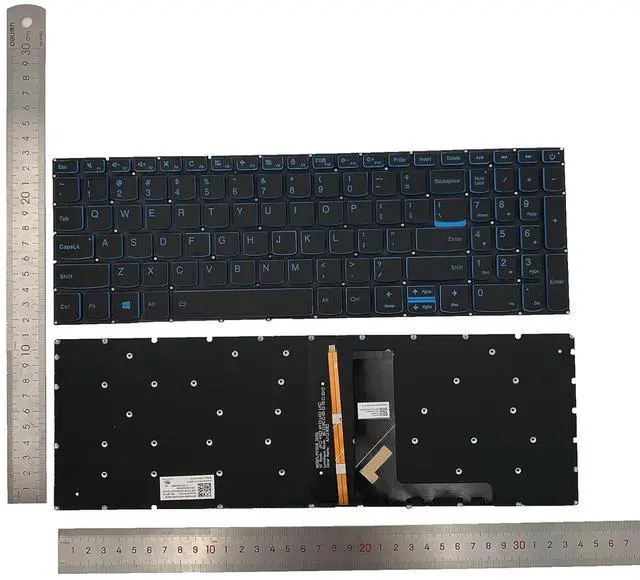 Main image of Laptop Replacement US Layout with Backlit Keyboard for Lenovo ideapad L340-15 L340-17 L340-17IRH L340-15IRH 5000-15 520-15 320S-15 L3-15IML05 L3-15ITL6 S145-15AST S145-15IKB with Blue Frame SN20M61485