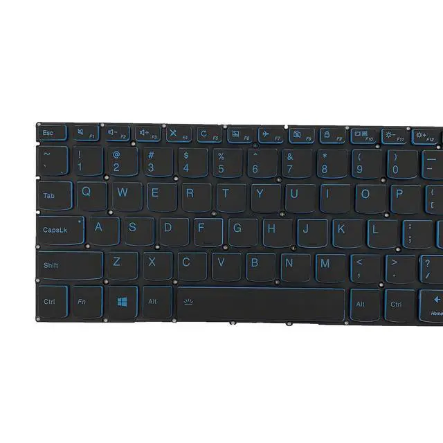 Alt view image 5 of 7 - Laptop Replacement US Layout with Backlit Keyboard for Lenovo ideapad L340-15 L340-17 L340-17IRH L340-15IRH 5000-15 520-15 320S-15 L3-15IML05 L3-15ITL6 S145-15AST S145-15IKB with Blue Frame SN20M61485