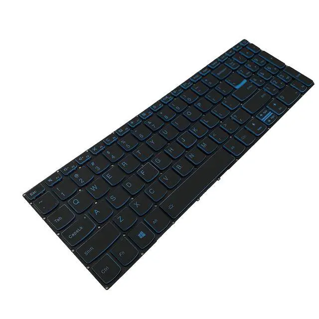 Alt view image 3 of 7 - Laptop Replacement US Layout with Backlit Keyboard for Lenovo ideapad L340-15 L340-17 L340-17IRH L340-15IRH 5000-15 520-15 320S-15 L3-15IML05 L3-15ITL6 S145-15AST S145-15IKB with Blue Frame SN20M61485