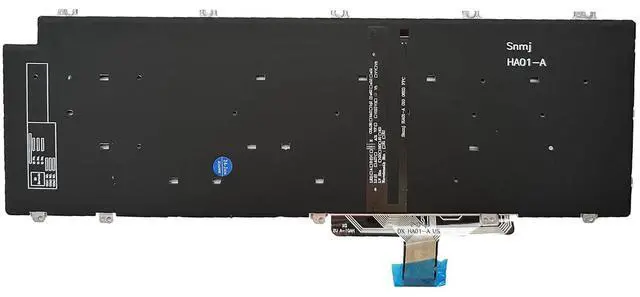 Alt view image 5 of 7 - Laptop Replacement US Layout with Backlight Keyboard for Dell Precision 7750 7550 7760 7560 Series Laptop with Backlit US Layout P/N: 0713DM 713DM PK132V72B00