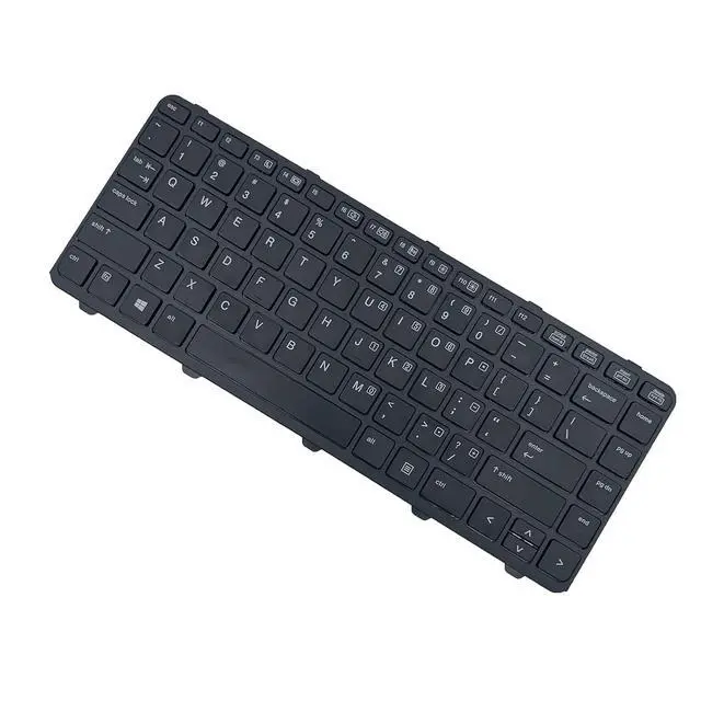 Alt view image 5 of 7 - Laptop Replacement Keyboard for HP PROBOOK 640 G1 645 G1 Black US Layout 738688-001 736653-001 V139426BS1 with Frame Without Pointing Stick