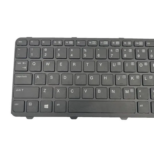 Alt view image 6 of 7 - Laptop Replacement Keyboard for HP PROBOOK 640 G1 645 G1 Black US Layout 738688-001 736653-001 V139426BS1 with Frame Without Pointing Stick