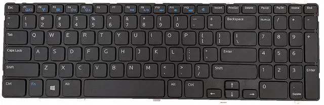 Alt view image 4 of 7 - Laptop Replacement US Layout Keyboard for DELL Inspiron 15 3521 3537 15v-1316 15R 3521 3537 5521 5528 5537 5535 M531R, atitude 3540, Vostro 2521 09D97X 9D97X 0YH3FC