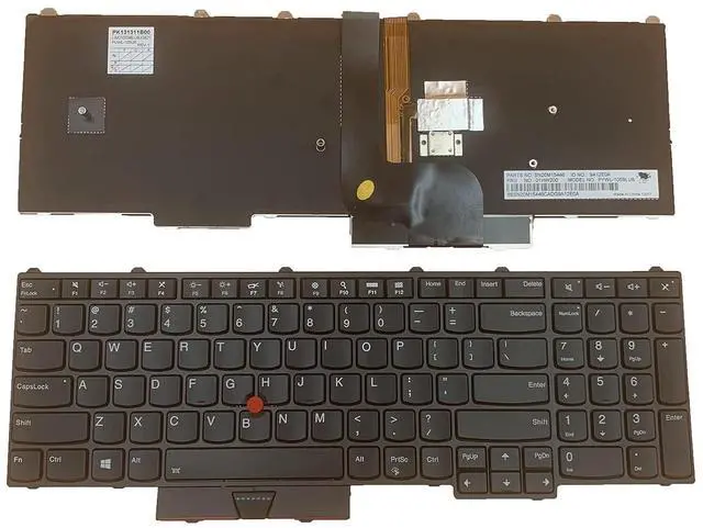 Main image of Laptop Replacement US Layout with Backlit Wiht Pointer Keyboard for Lenovo ThinkPad P50(20EN/20EQ) P70(20ER/20ES) P51 P71 P/N: 00PA288 SN20K85114 00PA247 0BH00HH SN20H35156 00PA329 00PA247