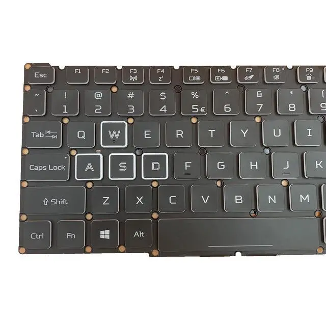 Alt view image 4 of 7 - Laptop Replacement US Layout RGB Colorful Backlight Keyboard for Acer Nitro 5 AN515-57 AN515-45 Predator Helios 300 PH315-54 PH317-51 LG05P-N10BR LG05P-N12B3 LG05P-N12B3L