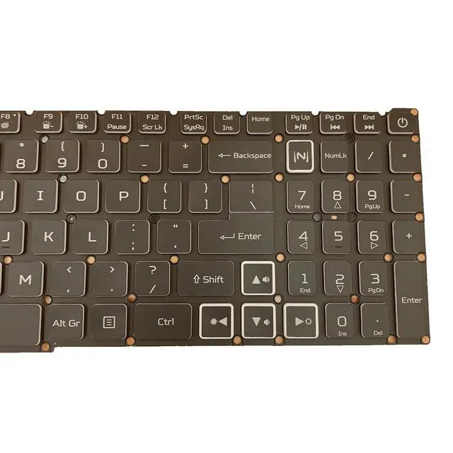 Alt view image 5 of 7 - Laptop Replacement US Layout RGB Colorful Backlight Keyboard for Acer Nitro 5 AN515-57 AN515-45 Predator Helios 300 PH315-54 PH317-51 LG05P-N10BR LG05P-N12B3 LG05P-N12B3L