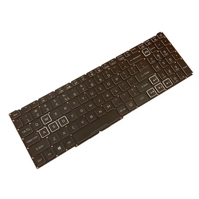 Alt view image 6 of 7 - Laptop Replacement US Layout RGB Colorful Backlight Keyboard for Acer Nitro 5 AN515-57 AN515-45 Predator Helios 300 PH315-54 PH317-51 LG05P-N10BR LG05P-N12B3 LG05P-N12B3L
