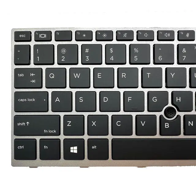 Alt view image 4 of 5 - Laptop Replacement US Layout with Pointer and Backlit Keyboard for HP EliteBook 730 G5 735 G5 830 G5 836 G5 735 G6 830 G6 836 G6 P/N: L13697-001 6037B0135401