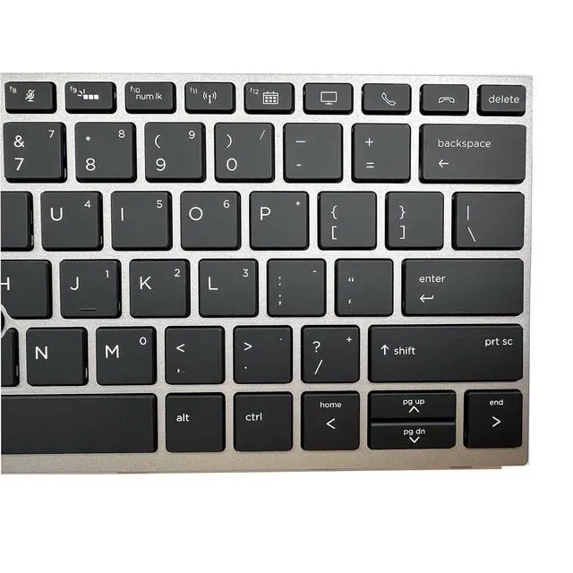Alt view image 3 of 5 - Laptop Replacement US Layout with Pointer and Backlit Keyboard for HP EliteBook 730 G5 735 G5 830 G5 836 G5 735 G6 830 G6 836 G6 P/N: L13697-001 6037B0135401