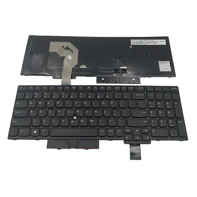 Alt view image 4 of 7 - Laptop Replacement US Layout No Pointer Keyboard for Lenovo IBM ThinkPad T570 T575 T580 P51S P52S 01ER582 01ER541 SN20M07934 01HX219 01HX259 SN20P41561 SN20P41521
