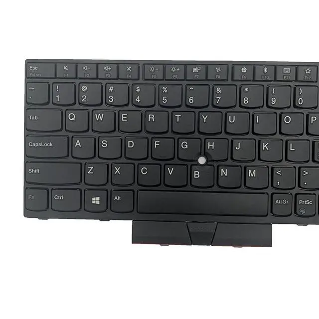 Alt view image 7 of 7 - Laptop Replacement US Layout No Pointer Keyboard for Lenovo IBM ThinkPad T570 T575 T580 P51S P52S 01ER582 01ER541 SN20M07934 01HX219 01HX259 SN20P41561 SN20P41521
