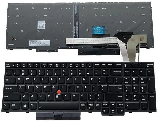 Main image of Laptop Replacement US Layout with backlight Keyboard For Lenovo ThinkPad E580 E585 L580 E590 E595 L590 T590 P15S P52 P72 P53 P73 P53 P52 T15(Not Fit P52s)SN5372BL PK131671B00 01YP760 01YP680