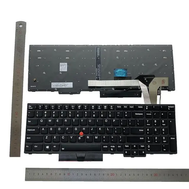 Alt view image 2 of 7 - Laptop Replacement US Layout with backlight Keyboard For Lenovo ThinkPad E580 E585 L580 E590 E595 L590 T590 P15S P52 P72 P53 P73 P53 P52 T15(Not Fit P52s)SN5372BL PK131671B00 01YP760 01YP680