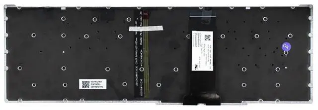 Alt view image 3 of 6 - Laptop Replacement US Layout Red Backlit Keyboard for Acer Nitro 5 AN51554 AN5155450AF AN5155455YM AN5155458YY AN5155471FT Black