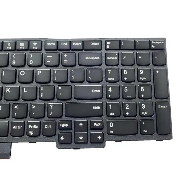Alt view image 6 of 7 - Laptop Replacement US Layout with backlight Keyboard For Lenovo ThinkPad E580 E585 L580 E590 E595 L590 T590 P15S P52 P72 P53 P73 P53 P52 T15(Not Fit P52s)SN5372BL PK131671B00 01YP760 01YP680