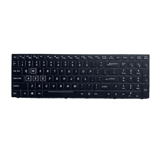 Alt view image 3 of 7 - Laptop Replacement US Layout Color backlit Keyboard For Clevo N850 N855HJ1 N857HJ1 N870HJ1 N850HP6 N870HP6 CVM15F23USJ4309 6-80-N85H0-011-1 CVM15F23USJ430B CVM15F2300J430M 6-80-N85H3-191-1 Black