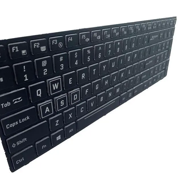 Alt view image 6 of 7 - Laptop Replacement US Layout Color backlit Keyboard For Clevo N850 N855HJ1 N857HJ1 N870HJ1 N850HP6 N870HP6 CVM15F23USJ4309 6-80-N85H0-011-1 CVM15F23USJ430B CVM15F2300J430M 6-80-N85H3-191-1 Black