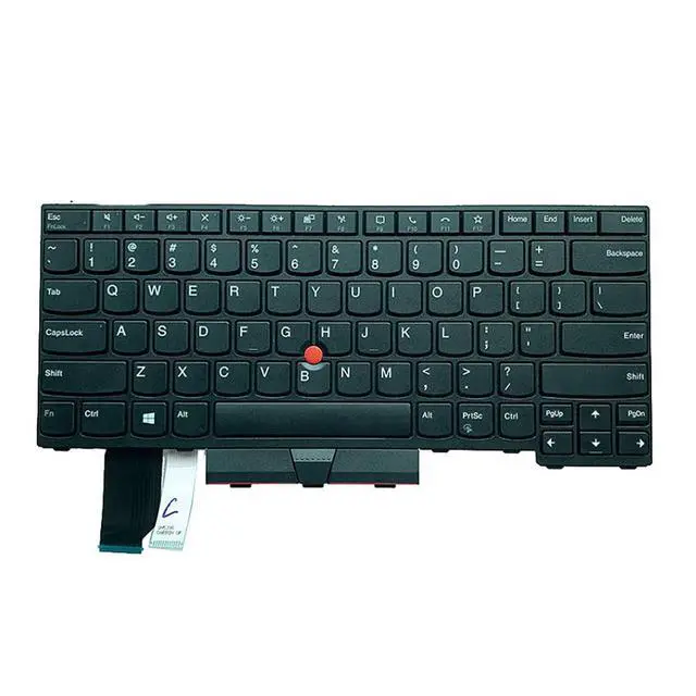 Alt view image 2 of 4 - Laptop Replacement US Layout Keyboard with Pointer for Lenovo Thinkpad L14 Gen 1 20U2 Gen 2 20X2 2020 5N20W67850, Black