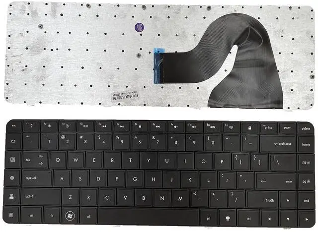 Main image of Laptop Replacement US Layout Keyboard for HP Compaq Presario CQ62 G62 G56 CQ56 CQ62-100 CQ62-200 CQ62-300 Series 595199-001 613386-001 6098 Cq56-100 G56-100 G62-340US