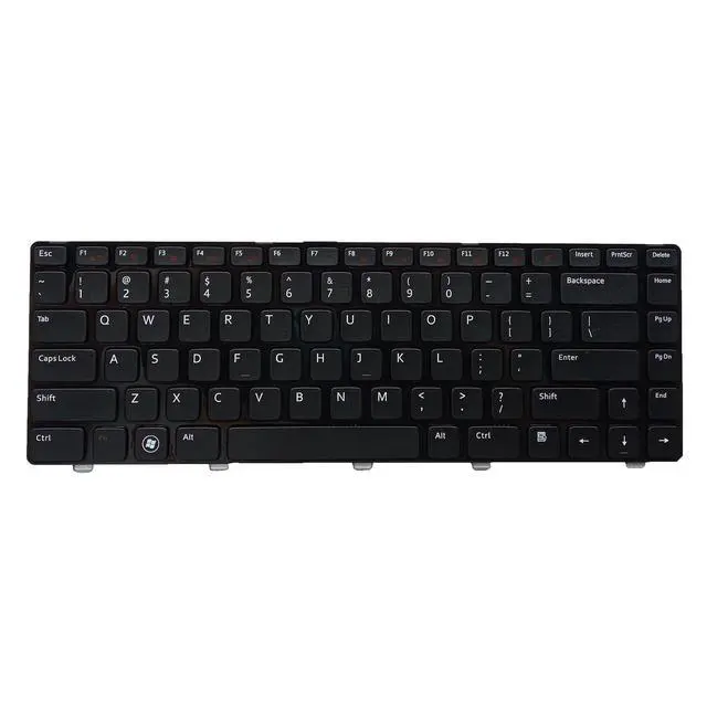 Alt view image 3 of 3 - Laptop Replacement US Layout Keyboard for Dell Inspiron N4110 N4050 N411Z N5040 N5050 M5050 M5040 Dell V3450 3550 XPS 15 L502X V131 L502S with Frame,No TrackPoint,No Backlit Black