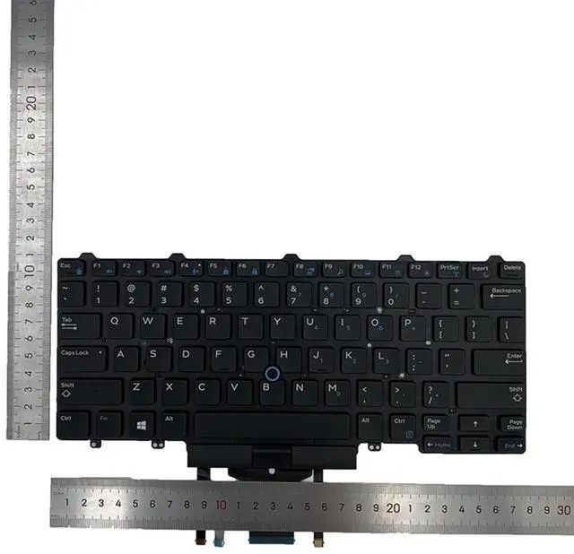 Main image of Laptop Replacement US Layout with Pointer and Backlight Keyboard for Dell EducationLatitude E5450 E5470 E5480 E7450 P40G E7470 E7480,Latitude 14 5480 5488 5490 5491 7480 7490 04VMV0