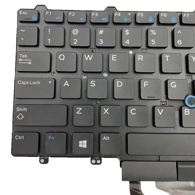 Alt view image 5 of 7 - Laptop Replacement US Layout with Pointer and Backlight Keyboard for Dell EducationLatitude E5450 E5470 E5480 E7450 P40G E7470 E7480,Latitude 14 5480 5488 5490 5491 7480 7490 04VMV0