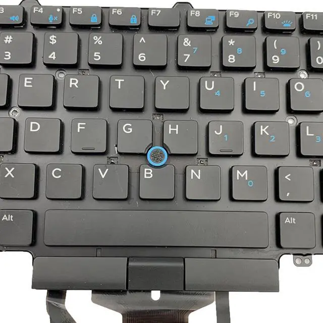 Alt view image 4 of 7 - Laptop Replacement US Layout with Pointer and Backlight Keyboard for Dell EducationLatitude E5450 E5470 E5480 E7450 P40G E7470 E7480,Latitude 14 5480 5488 5490 5491 7480 7490 04VMV0