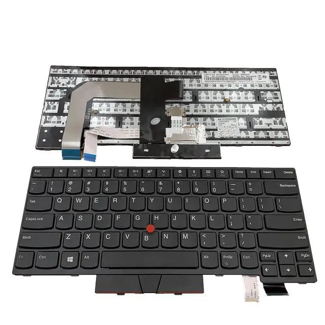 Alt view image 2 of 7 - Laptop Replacement US Layout with Pointing Keyboard for Lenovo ThinkPad T470 T480 A475 A485 Laptop No Backlight (Not Fit T470s T470p T480s T480p) 01HX459 01AX487 01HX499 01HX419 01AX528