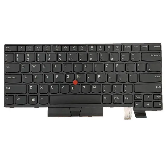 Alt view image 4 of 7 - Laptop Replacement US Layout with Pointing Keyboard for Lenovo ThinkPad T470 T480 A475 A485 Laptop No Backlight (Not Fit T470s T470p T480s T480p) 01HX459 01AX487 01HX499 01HX419 01AX528