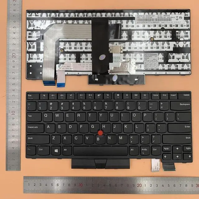 Alt view image 3 of 7 - Laptop Replacement US Layout with Pointing Keyboard for Lenovo ThinkPad T470 T480 A475 A485 Laptop No Backlight (Not Fit T470s T470p T480s T480p) 01HX459 01AX487 01HX499 01HX419 01AX528