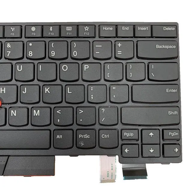 Alt view image 7 of 7 - Laptop Replacement US Layout with Pointing Keyboard for Lenovo ThinkPad T470 T480 A475 A485 Laptop No Backlight (Not Fit T470s T470p T480s T480p) 01HX459 01AX487 01HX499 01HX419 01AX528
