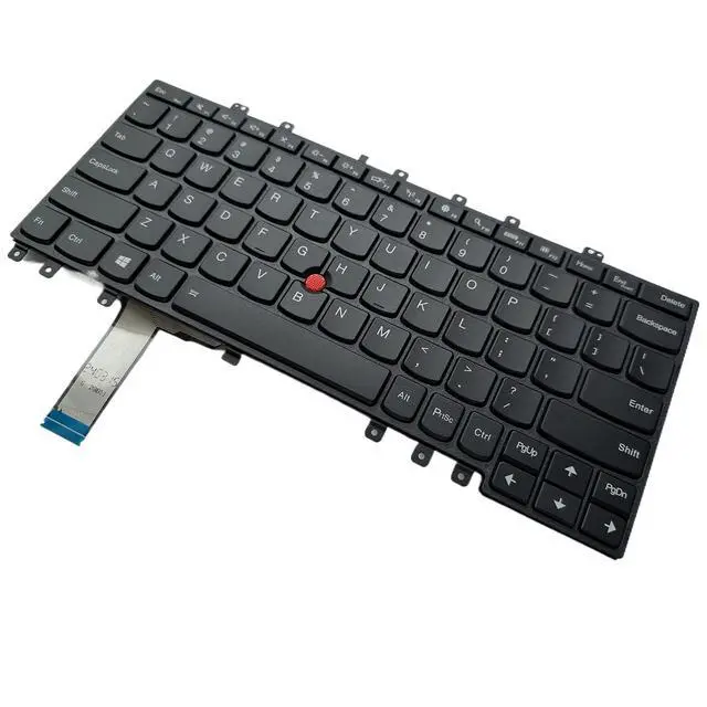Alt view image 2 of 7 - Laptop Replacement US Layout No Backlit Keyboard for Lenovo Thinkpad S1 Yoga 12 Yoga S240 Keyboard SN20A45458 04Y2620