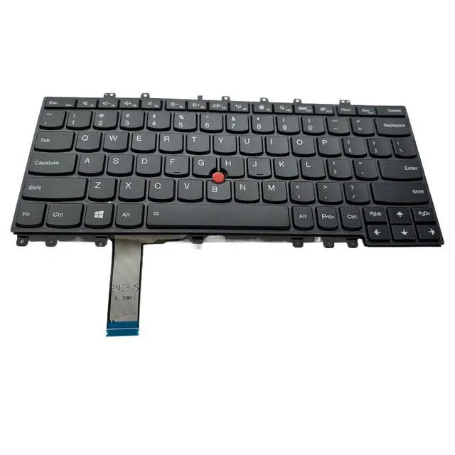 Alt view image 3 of 7 - Laptop Replacement US Layout No Backlit Keyboard for Lenovo Thinkpad S1 Yoga 12 Yoga S240 Keyboard SN20A45458 04Y2620