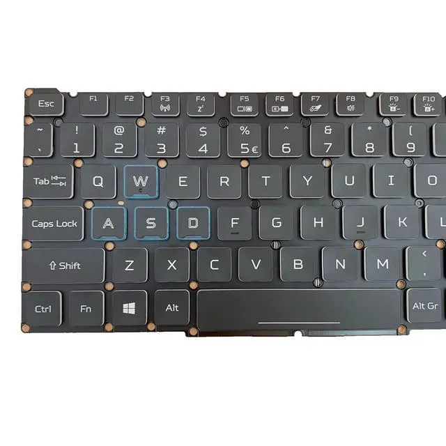 Alt view image 4 of 7 - Laptop Replacement US Layout RGB Colorful Backlight Keyboard for Acer Nitro 5 AN515-43 AN515-54 AN515-55 AN517-51 Nitro 7 AN715-51 Predator Helios 300 PH315-52 PH315-52-710B PH315-52-76NS