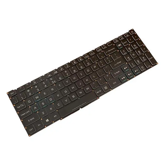 Alt view image 6 of 7 - Laptop Replacement US Layout RGB Colorful Backlight Keyboard for Acer Nitro 5 AN515-43 AN515-54 AN515-55 AN517-51 Nitro 7 AN715-51 Predator Helios 300 PH315-52 PH315-52-710B PH315-52-76NS