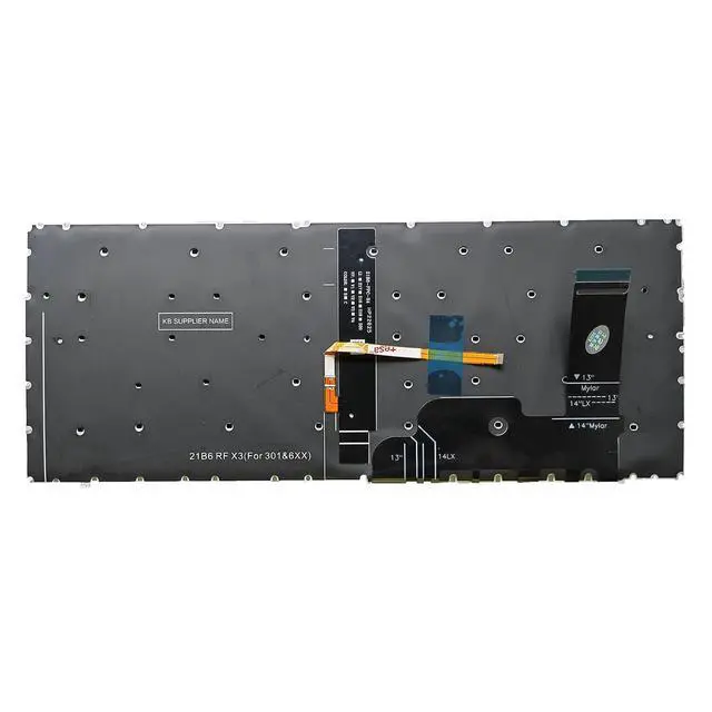 Alt view image 2 of 3 - Laptop Replacement US Layout Keyboard for HP ProBook 440 G9 445 G9 440 G8 445 G8 440 G10 445 G10 Without Frame,No TrackPoint,Backlit Black