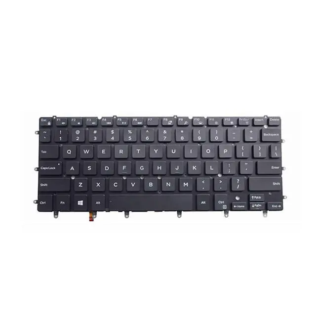 Alt view image 2 of 4 - Laptop Replacement US Layout Backlit Keyboard for Dell XPS 13 9343 9350 9360 Inspiron 7352 7353 7359 Black