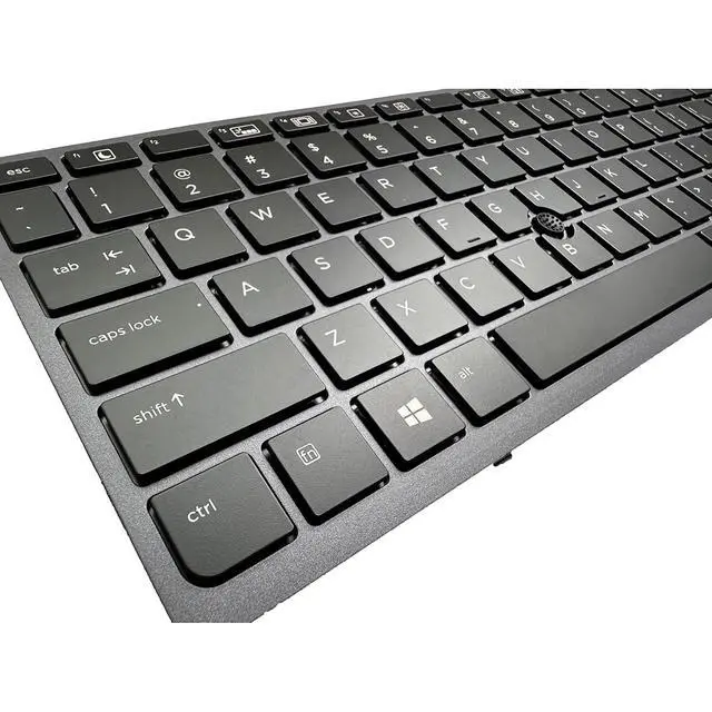 Alt view image 7 of 7 - Laptop Replacement US Layout with Pointer and backlightt Keyboard for HP Zbook 15 G3 G4 Zbook 17 G3 G4 Backlit Pointer US 848311-001 PK131C31A00