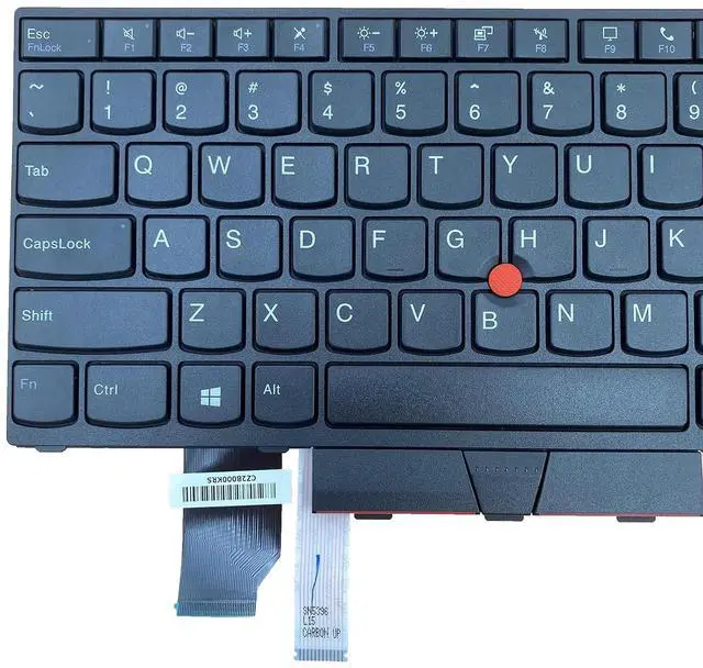 Alt view image 6 of 7 - Laptop Replacement US Layout Keyboard for Lenovo Thinkpad L15 (Type 20U3, 20U4 20U7, 20U8) L15 1st Gen 2 15.6" (Type 20X3 20X4 20X7, 20X8) P/N: 5N20W68253 5N20W68289 5N20W68217