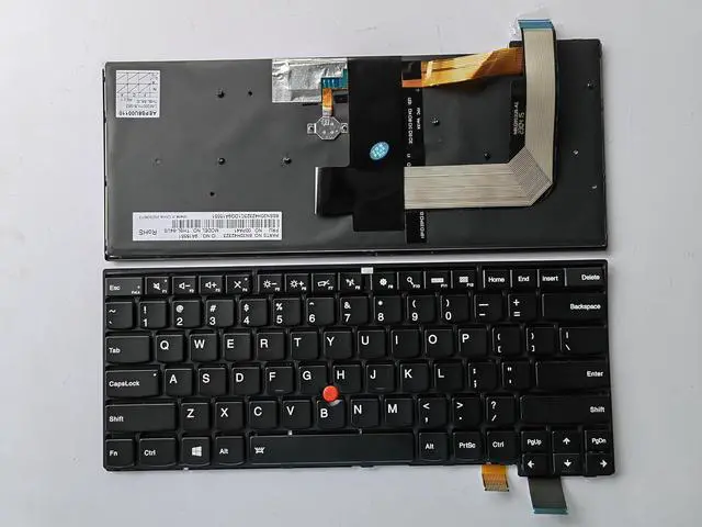 Main image of Laptop Replacement US Layout Keyboard for Lenovo ThinkPad T460s T460p T470s T470p 00PA522 00PA440 01EN752 with Frame,TrackPoint,Backlit Black