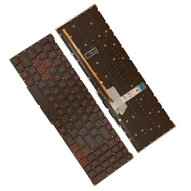 Alt view image 3 of 7 - Laptop Replacement US Layout Red Backlight Keyboard for Acer Nitro 5 AN515-57 AN515-45 Predator Helios 300 PH315-54 PH317-51 LG05P-N10BR LG05P-N12B3 LG05P-N12B3L