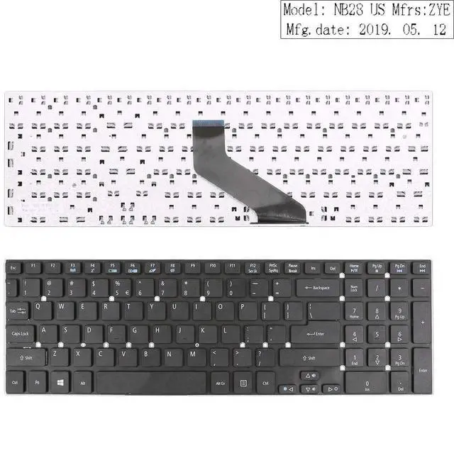 Main image of 5830 5755 V3-571 E1-530 Laptop Replacement Keyboard for Acer Aspire 5755 5755G 5830 5830G 5830T 5830TG V3-551 V3-531 V3-571 V3-771 V3-772 E1-522 E1-530 E1-532 E1-570 E1-771, and more, Black