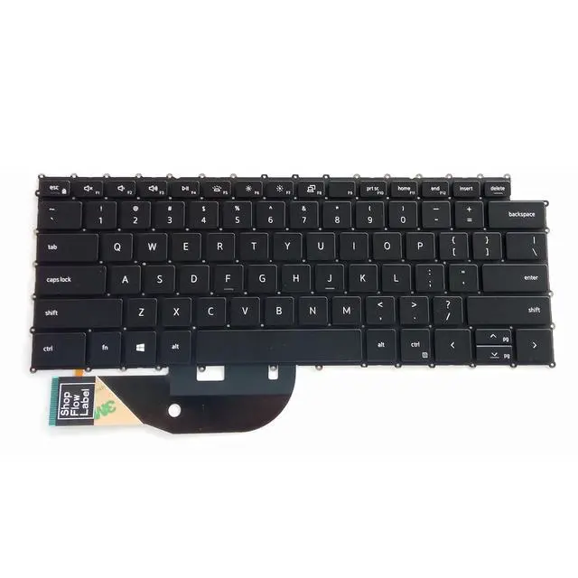 Alt view image 2 of 3 - Laptop Replacement US Layout with Backlit Keyboard for Dell XPS 15 9500 P91F 9510 9520,XPS 17 9700 P92F 9710,Precision 5550 5560 5750 5760 Series Laptop Black 0MV93T
