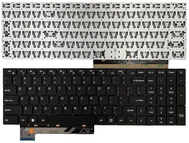 Alt view image 2 of 7 - Laptop Replacement US Layout Keyboard for Gateway GWNR71517 GWNR71517-BL GWNR71517-GR GWNR71517-BK English US NO Frame