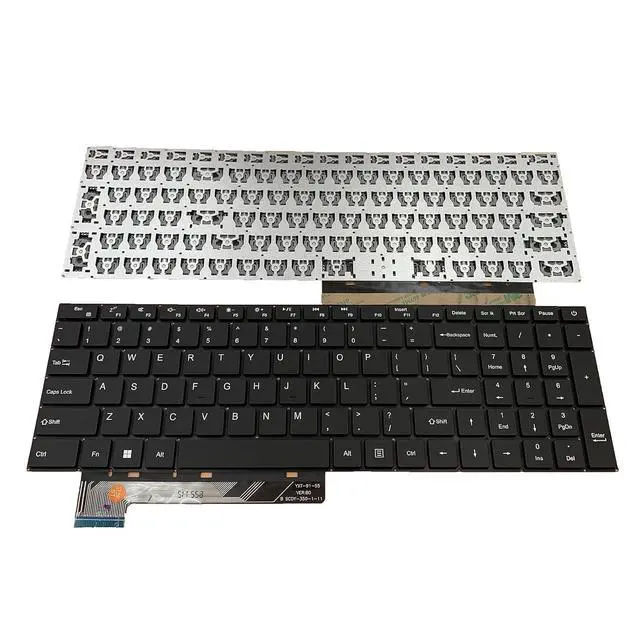 Alt view image 4 of 7 - Laptop Replacement US Layout Keyboard for Gateway GWNR71517 GWNR71517-BL GWNR71517-GR GWNR71517-BK English US NO Frame