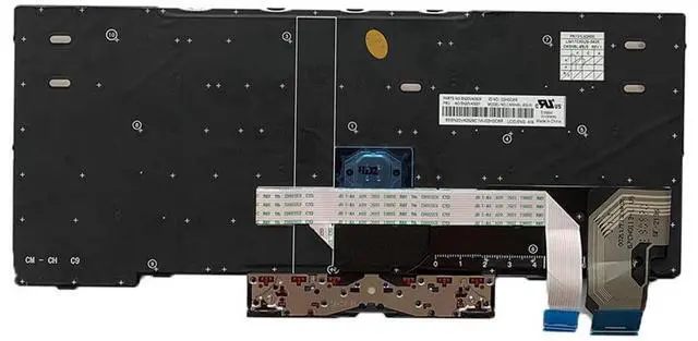 Alt view image 3 of 4 - Laptop Replacement US Layout Keyboard for Lenovo Thinkpad X13 Yoga X13 Gen 1 (20WK,20WL) Black No Backlit
