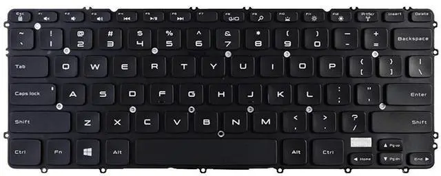 Alt view image 2 of 4 - Laptop Replacement US Layout with Backlit Keyboard for Dell Precision M3800 XPS 15 9530 03H5CJ 3H5CJ WHYH8 0HYYWM US Black