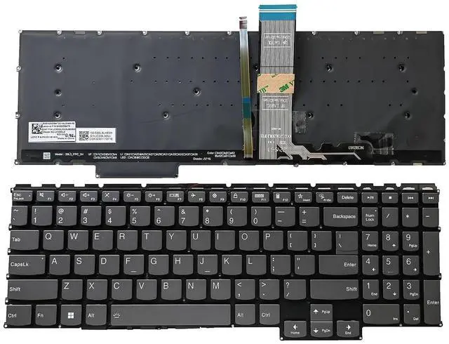 Main image of Laptop Replacement US Layout with Backlight Keyboard for Lenovo IdeaPad 5 Pro 16ARH7 16IAH7 Pro-16ACH6 Pro-16IHU6 2021 Backlit US