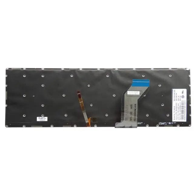Alt view image 3 of 4 - Laptop Replacement US Layout Backlit Keyboard for Lenovo IdeaPad Y700 Y700-15ISK Y700-17ISK Y700-15ACZ, Black