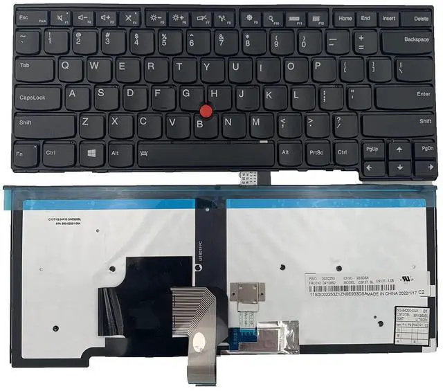 Main image of Laptop Replacement US Layout with Backlight Keyboard for Lenovo ThinkPad T440 T440P T440s T431 E431 L440 T450s L440 L450 L460 L470 T431S T450 e440 e431S T460 0C45328 04Y2763 PK130X72A00